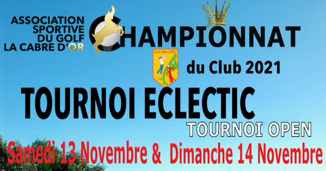 Championnat du Club 2021 – Eclectic – Horaires de Départ